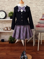 メゾピアノ ピンクのツイードジャケットセレモニースーツ 120  