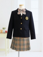 バーバリー 定番ノバチェック柄スーツ(リボン) 130 / ブランド  