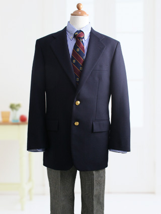 ラルフローレン 紺ブレザーの正統派スーツ 160 / ブランドフォーマル