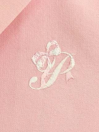 ポンポネット 　ピンクのギンガムチェックスーツ　110