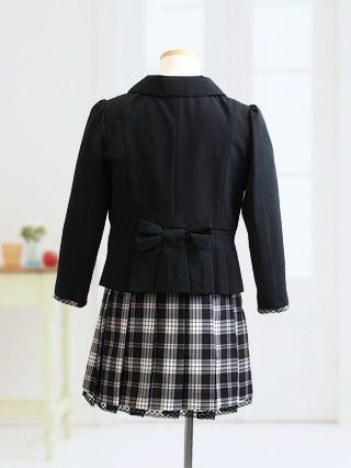 ポンポネット モノトーンのフレッシャーズスーツ　120