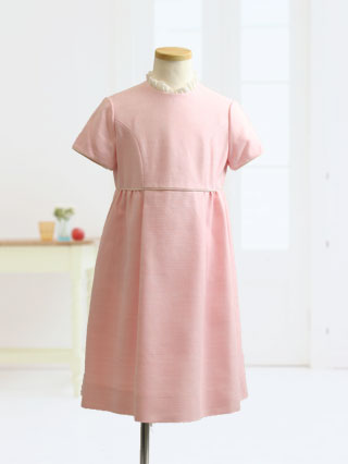 ファミリア　ピンクのアンサンブルスーツ　120