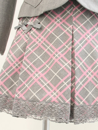 メゾピアノ グレーとピンクのセレモニースーツ 120