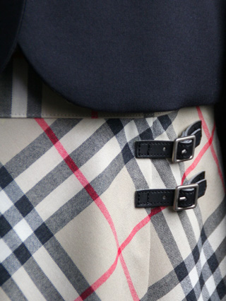 バーバリー　ノバチェック柄ジャンスカとボレロ　110/120/130(サイズ:110)