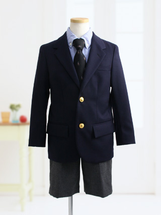 ラルフローレン 紺ブレザーの正統派スーツ 120 / ブランドフォーマル 