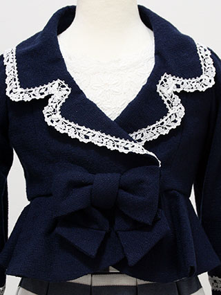 メゾピアノ　マリンストライプのセレモニースーツ　120