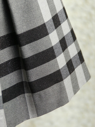 バーバリー　ブラウン系ノバチェックのドレス　100