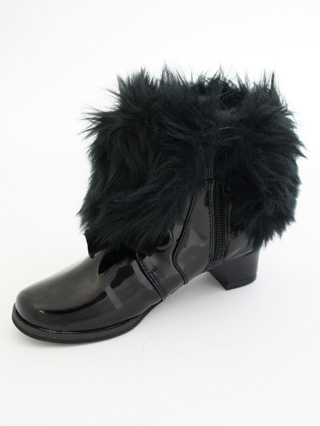 メゾピアノ 17cm 黒フォーマルブーティ