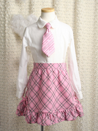 メゾピアノ　ピンクネクタイのセレモニースーツ　120