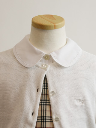 バーバリー ジャンパースカートとカーディガンのアンサンブル 110