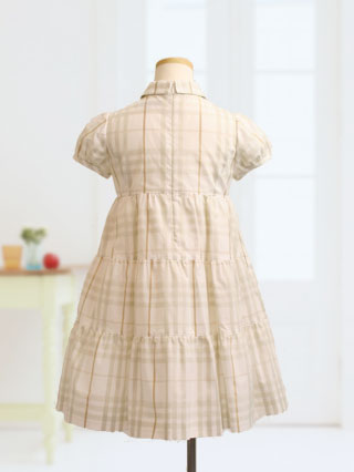 バーバリー　爽やかなチェックのワンピース　110