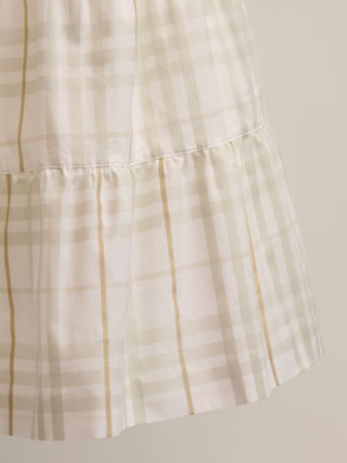 バーバリー　爽やかなチェックのワンピース　110