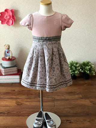 組曲　ピンクのベロアワンピース　95