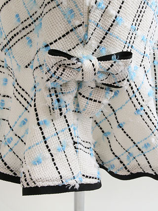 メゾピアノ ツイードのジャケットアンサンブルスーツ 120