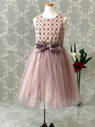 トッカ ふんわりチュールの華やかなドレス(ピンク) 140/160(サイズ160