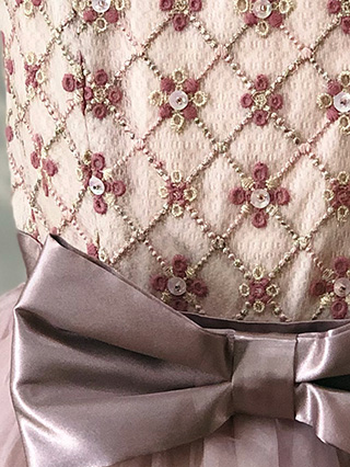 トッカ ふんわりチュールの華やかなドレス(ピンク) 140/160(サイズ160 