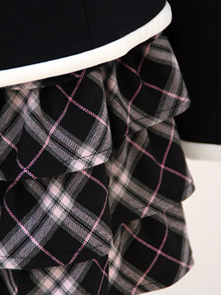 バービー　フリルキュロットスカートのスーツ　160