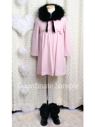 セリーヌ　ピンクのマカダム柄ワンピース　110/120(サイズ:110)