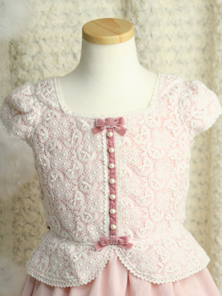 シャーリーテンプル ピンクのプリンセス風ドレス 120 / ブランド